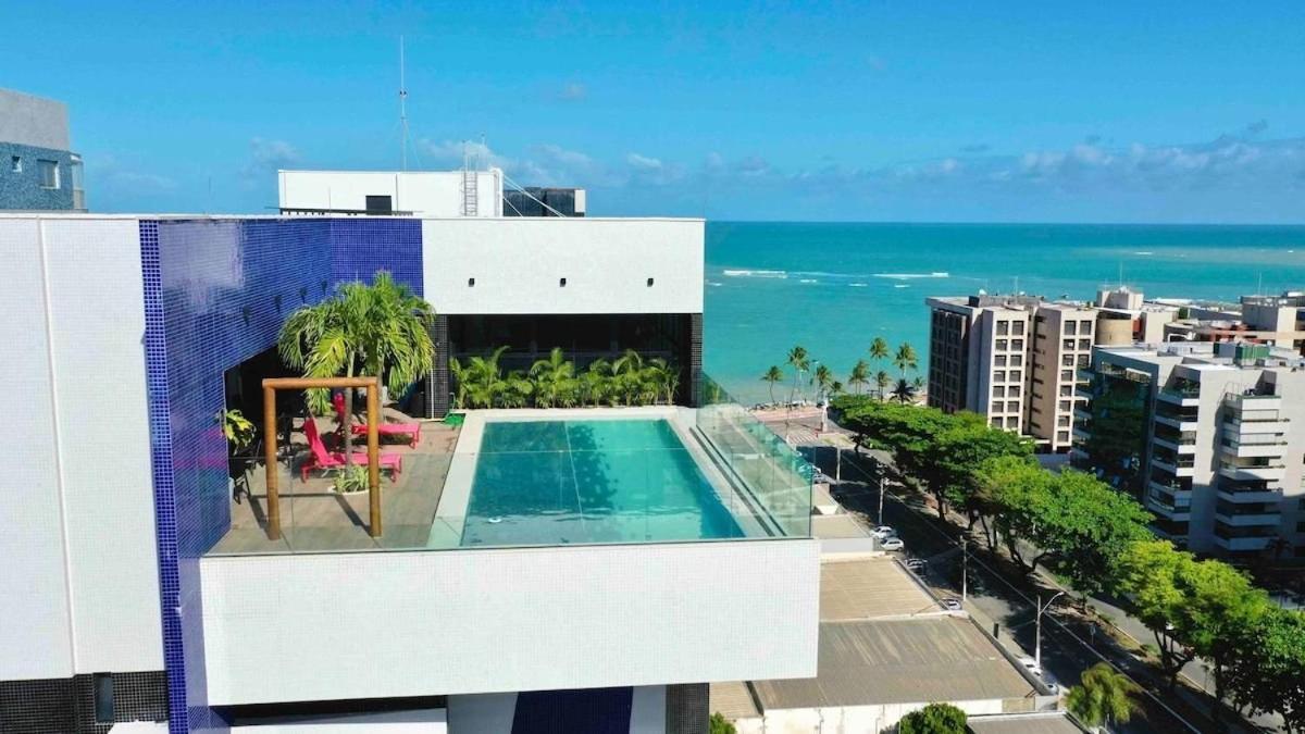 Edificio Sky Concept - Apt 1003 - Quarto E Sala Com Ar Condicionado, Piscina, Academia, Area Kids, Proximo A Praias Turisticas E Bares Badalados Maceió Zewnętrze zdjęcie