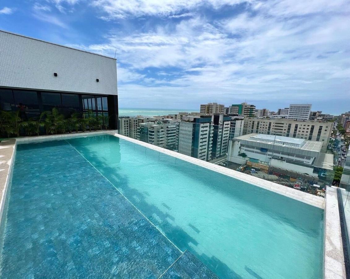 Edificio Sky Concept - Apt 1003 - Quarto E Sala Com Ar Condicionado, Piscina, Academia, Area Kids, Proximo A Praias Turisticas E Bares Badalados Maceió Zewnętrze zdjęcie